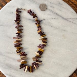 Multicolor Spiny Oyster and Mookaite Chip Necklace - Women Jewelry